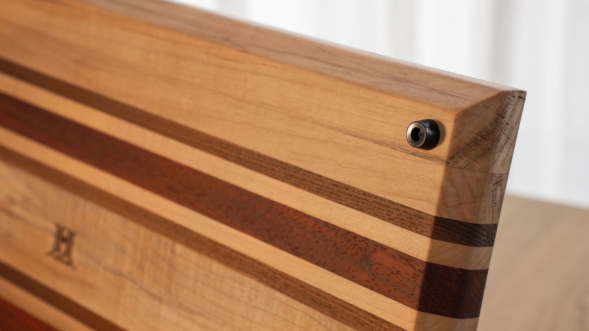 planche à découper érable & bois exotique massif fabrication artisanale Québec